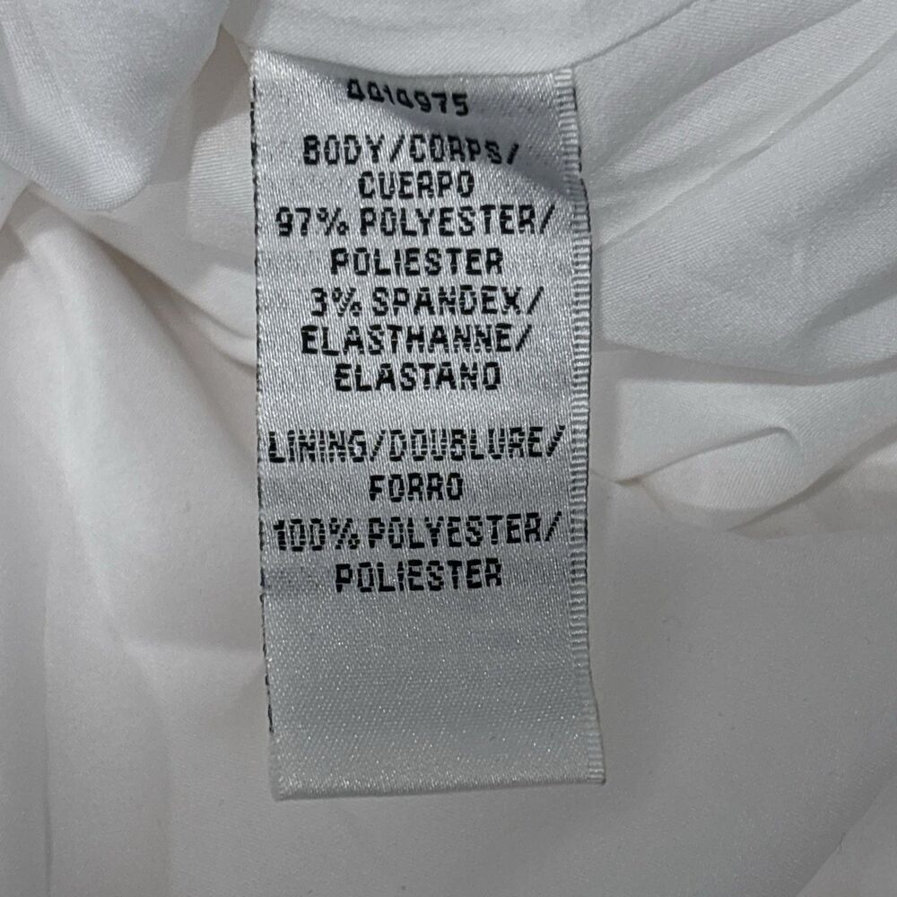 ML Monique Lhuillier White Maxi Dress 4 Formal Evening Bridal Front Slit NEW - Picture 16 of 16